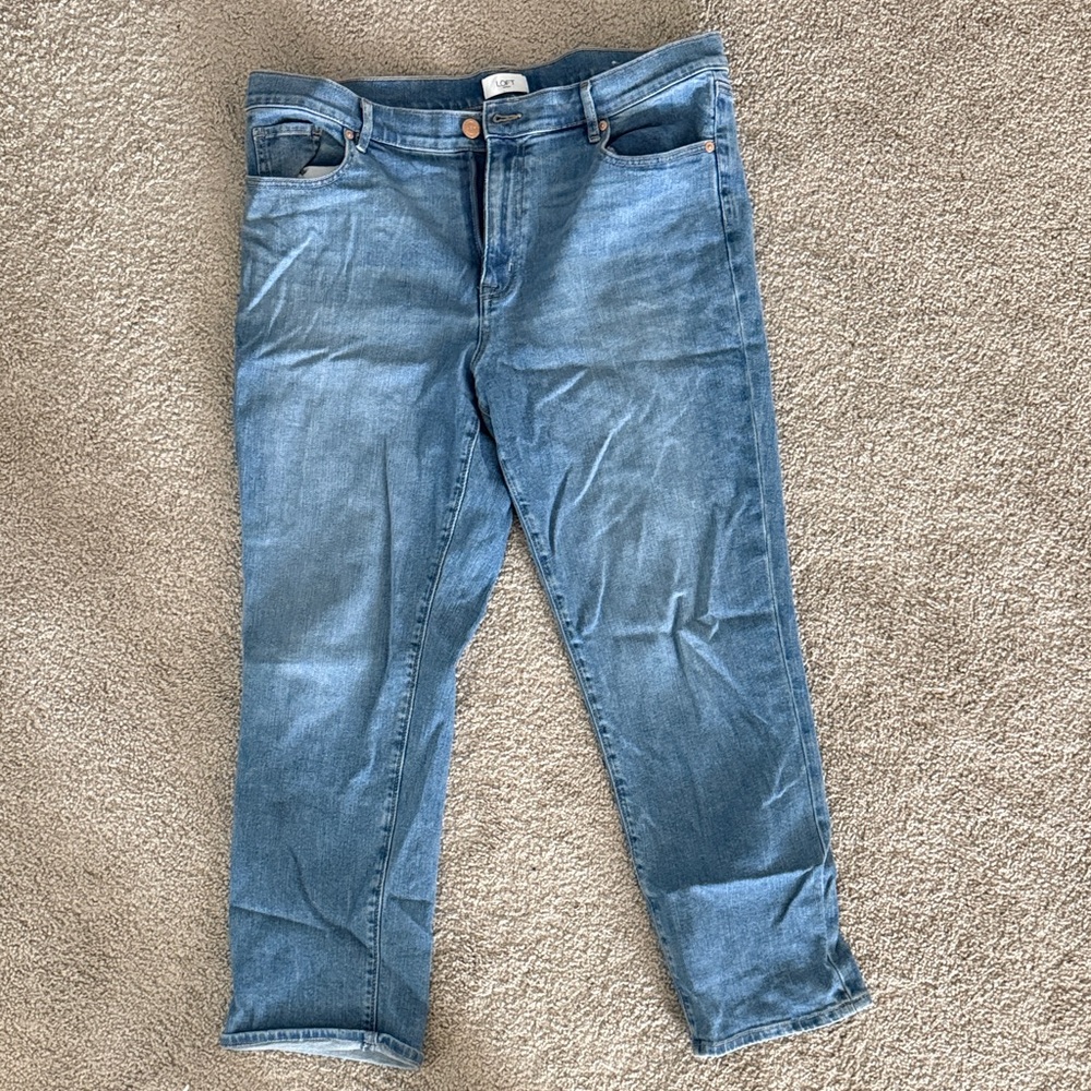 LOFT Women's Blue Denim Jeans